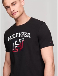 Мужская футболка Tommy Hilfiger с логотипом 1159810133 (Черный, XL)