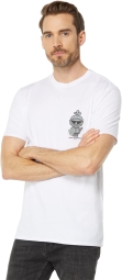 Мужская футболка Karl Lagerfeld Paris с принтом 1159810324 (Белый, XXL)