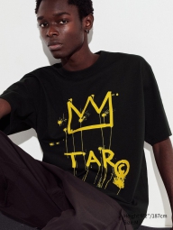 Футболка UT Archive UNIQLO Jean-Michel Basquiat King Pleasure 1159811617 (Черный, L)