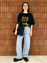 Футболка UT Archive UNIQLO Jean-Michel Basquiat King Pleasure 1159811617 (Черный, L)