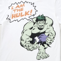 Футболка UNIQLO Marvel с принтом "I am the Hulk!" 1159814811 (Белый XL)