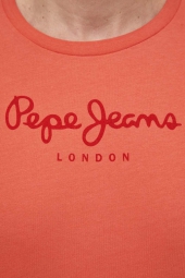 Мужская футболка Pepe Jeans London с логотипом 1159812306 (Оранжевый, XXL)