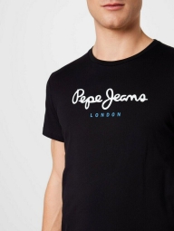 Мужская футболка Pepe Jeans London с логотипом 1159812320 (Черный, L)