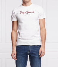 Мужская футболка Pepe Jeans London с логотипом 1159812337 (Белый, XL)