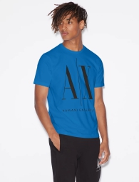 Футболка Armani Exchange з логотипом 1159813231 (Білий/синій, XL)