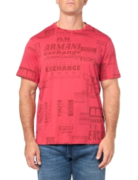 Футболка Armani Exchange с логотипом 1159814217 (Красный, L)