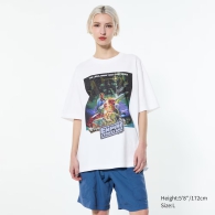 Футболка UNIQLO Star Wars by Kosuke Kawamura з принтом 1159814763  (Білий XXL)