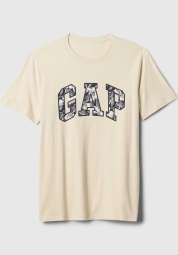 Футболка мужская GAP с логотипом 1159815258 (Молочный S)