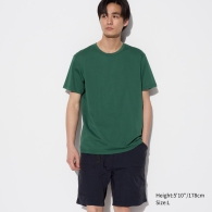 Стильна футболка UNIQLO AIRism 1159816494  (Зелений XS)