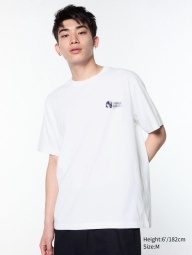 Футболка UNIQLO с рисунком OSHI NO KO 1159816518 (Белый S)