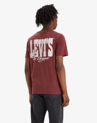 Футболка мужская Levi's с логотипом 1159818396 (Бордовый L)