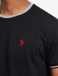 Футболка US Polo Assn з логотипом 1159819167 (Чорний S)