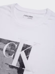 Мужская футболка Calvin Klein с логотипом 1159819447 (Белый S)