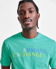 Футболка Armani Exchange с логотипом 1159820108 (Зеленый M)