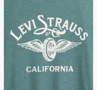 Футболка чоловіча Levi's з принтом 1159820714 (Зелений M)