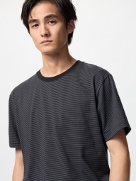 Стильная футболка UNIQLO AIRism 1159824420 (Черный M)