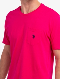 Футболка US Polo Assn з логотипом 1159824424 (Рожевий L)