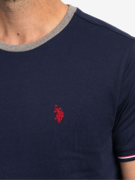 Футболка US Polo Assn з логотипом 1159824438 (Синій L)