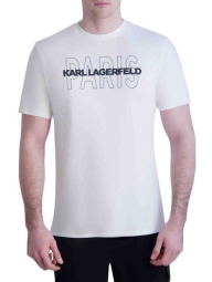 Мужская футболка Karl Lagerfeld Paris с логотипом 1159827536 (Белый M)