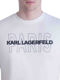 Жіноча футболка Karl Lagerfeld Paris з логотипом 1159827536 (Білий M)