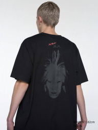 Футболка KAWS + Warhol UNIQLO с принтом 1159831706 (Черный XXL)
