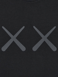 Футболка KAWS + Warhol UNIQLO с принтом 1159831706 (Черный XXL)