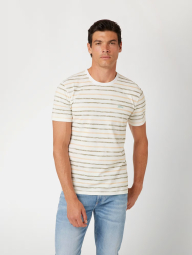 Мужская футболка Guess с принтом 1159832761 (Белый M)