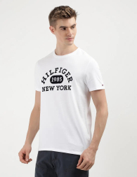 Мужская футболка Tommy Hilfiger с логотипом 1159832902 (Белый XXL)