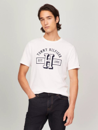 Футболка мужская Tommy Hilfiger с логотипом 1159832933 (Белый XXL)