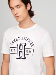 Футболка мужская Tommy Hilfiger с логотипом 1159832933 (Белый XXL)