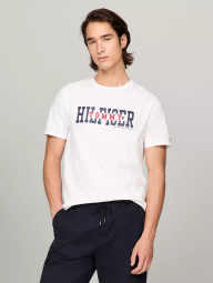 Мужская футболка Tommy Hilfiger с логотипом 1159832950 (Белый XXL)