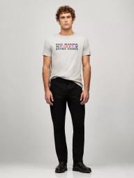 Мужская футболка Tommy Hilfiger с логотипом 1159833367 (Серый XXL)