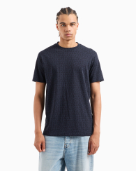 Футболка Armani Exchange с логотипом 1159834169 (Синий M)