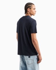Футболка Armani Exchange с логотипом 1159834169 (Синий M)