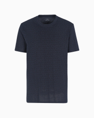 Футболка Armani Exchange з логотипом 1159834186 (Синій XL)