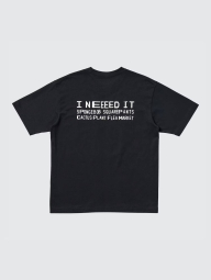 Футболка з принтом SpongeBob SquarePants UNIQLO 1159834482 (Чорний XS)