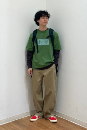 Футболка с принтом SpongeBob SquarePants UNIQLO 1159834491 (Зеленый XS)