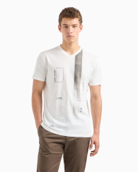 Футболка Armani Exchange с логотипом 1159834752 (Белый M)