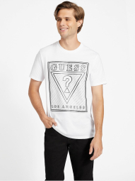 Мужская футболка Guess с принтом 1159834934 (Белый L)