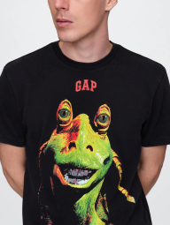 Мужская футболка GAP с принтом Star Wars 1159835166 (Черный M)