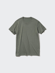 Футболка UNIQLO c технологией DRY 1159835389 (Зеленый XS)