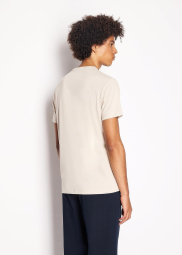 Футболка Armani Exchange з логотипом 1159835489 (Бежевий XXL)