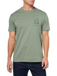 Футболка Armani Exchange з логотипом 1159835513 (Зелений XS)