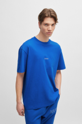 Мужская футболка Hugo Boss с 3D логотипом 1159836138 (Синий M)