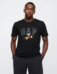 Футболка мужская Disney GAP с логотипом 1159836362 (Черный L)