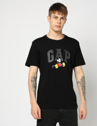 Футболка мужская Disney GAP с логотипом 1159836362 (Черный L)