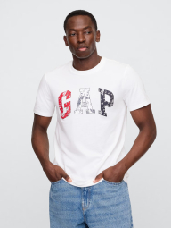 Футболка мужская GAP с логотипом 1159836560 (Белый L)