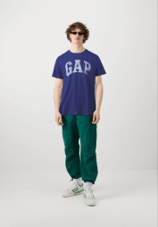 Футболка чоловіча GAP з логотипом 1159836572 (Синій L)