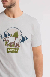 Жіноча футболка Levi's 1159836922 (Сірий XL)