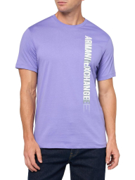 Футболка Armani Exchange с логотипом 1159837822 (Фиолетовый M)